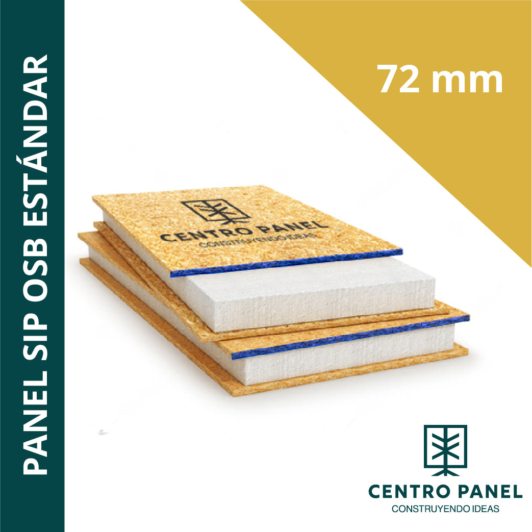 Panel SIP OSB estándar 72 mm