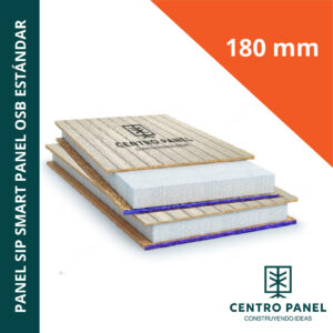 Panel SIP SMART PANEL OSB estándar 180 mm
