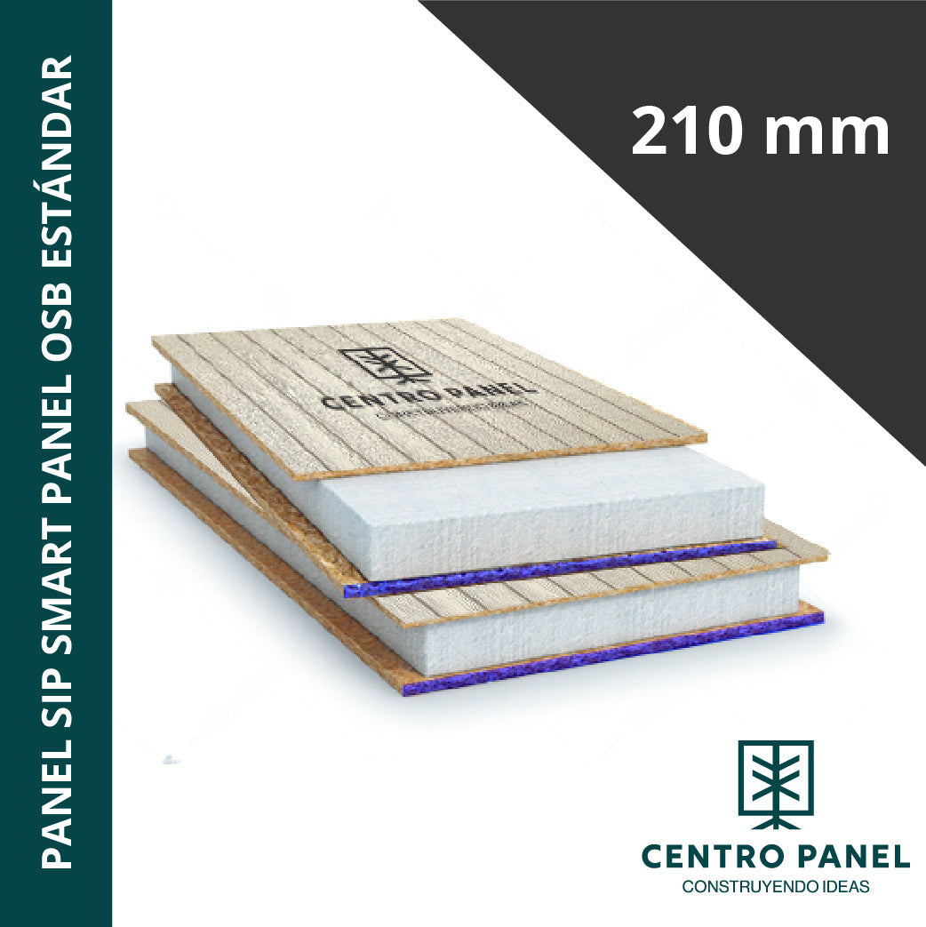 Panel SIP SMART PANEL OSB estándar 210 mm